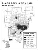 Detroit Percent Black 1990